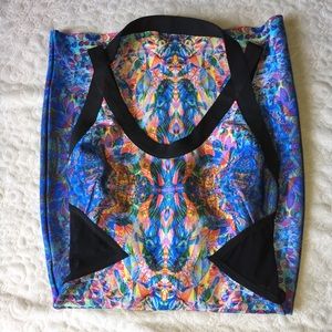 F21 Psychedelic Bodycon Dress